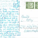 Postkarte von Frau Franke